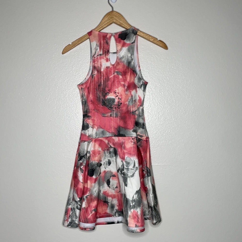 Abercrombie & Fitch Floral Dress sz XS Red/White - Picture 3 of 3